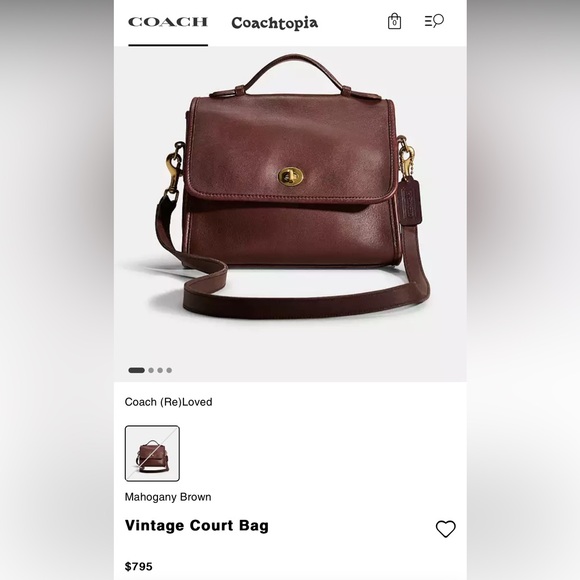 ✨COACH✨Vintage Court Bag - Picture 16 of 16